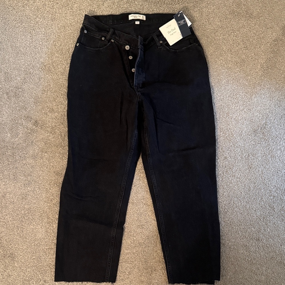 Abercrombie & Fitch The Dad High Rise Jeans